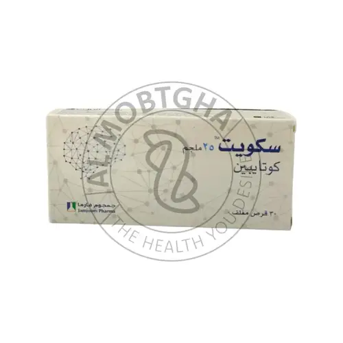 سيكوكيت - كويتيابين - علاج الفصام والاكتئاب - 30 قرص