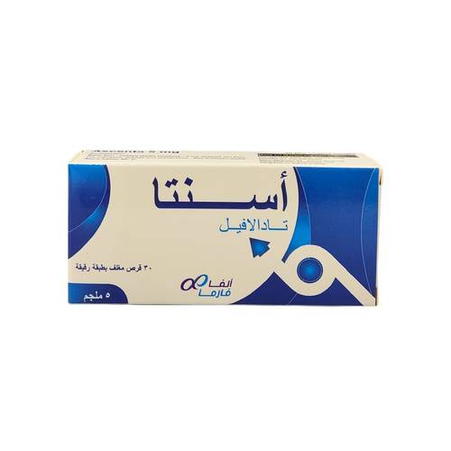 اسنتا 5 ملجم - تادالافيل - 30 قرص
