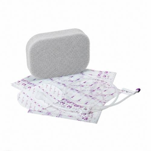 small - silver - 7.5cm x 10cm x 3.3 - foam kit genadyne