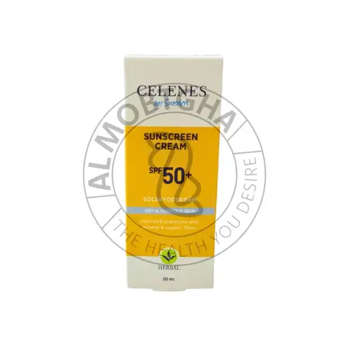 كريم واقي من الشمس SPF50+ للبشرة الجافة والحساسة سيلينس - حماية فائقة من الشمس - 50 مل