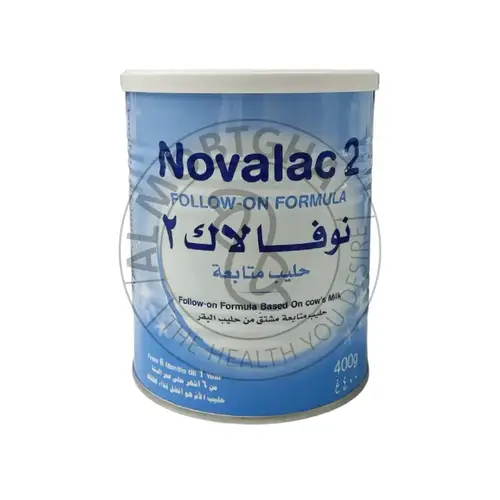 حليب نوفالاك رقم 2 - دعم نمو الرضع - 400 جرام
