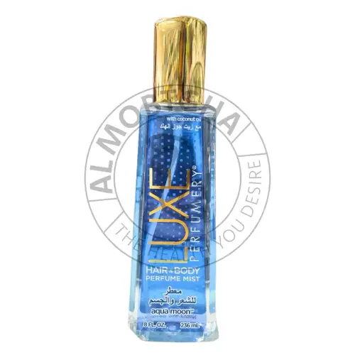 عطر أكوا مون للشعر والجسم لوكس - رائحة منعشة للجسم والشعر - 236 مل لوكس