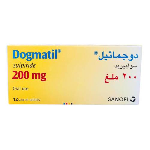 دوجماتيل 200 ملجم - علاج الاضطرابات النفسية - 12 قرص