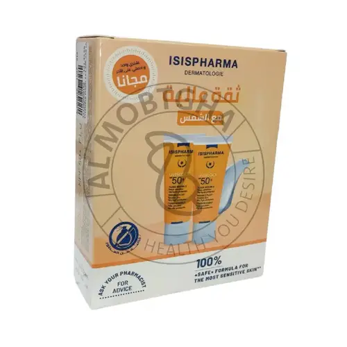 سائل غير مرئي 1+1 - SPF 50+ - UVEBOCK - ISIS - 40 مل