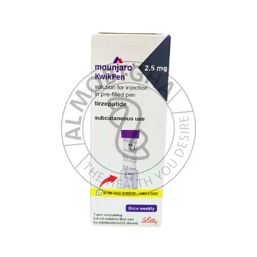 مونجارو تركيز 2.5MG X2.4ML1PEN - إدارة سكر الدم - 1 قلم