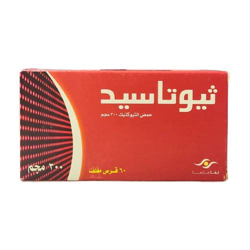 ثايوتاسيد - حمض ألفا ليبويك - 300 ملغ - 30قرص