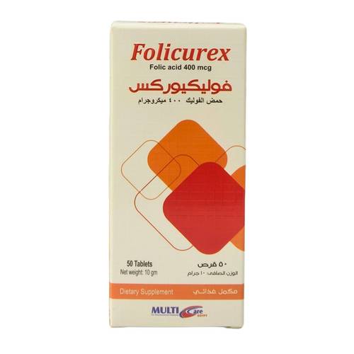 فوليكيوركس - 400 ميكروجرام  - 50 قرص
