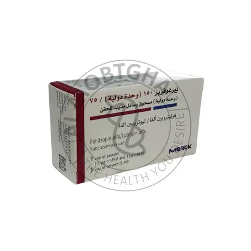 بيرجوفيرس - هرمون منبه للخصوبه - 150/75 وحدة - فيال