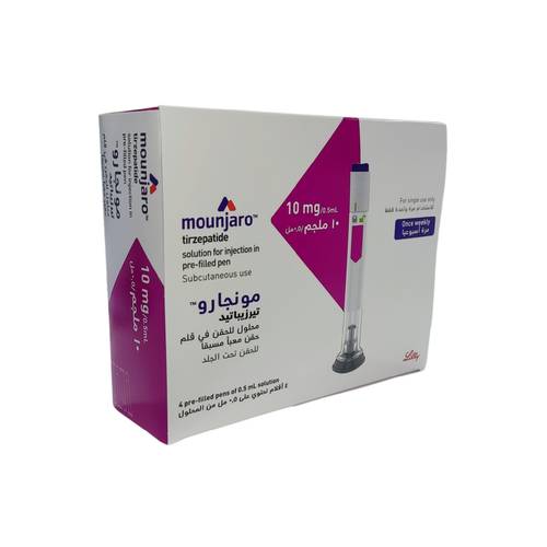 مونجارو - تيرزيباتيد - 10 مجم × 0.5 مل - 4 قلم جاهز للإستعمال