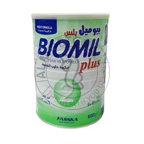 حليب بيوميل رقم 2 - دعم نمو متوازن - 800 جم