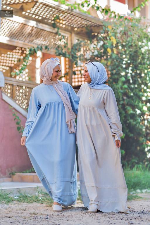 Loose linen dress