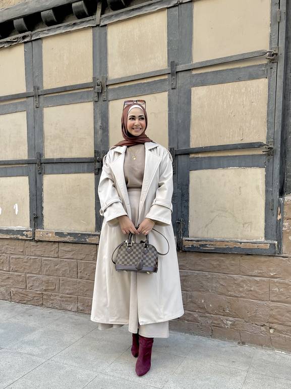 All winter trench coat