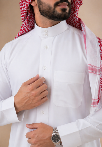 ثوب شبابي زرار بوليستر 