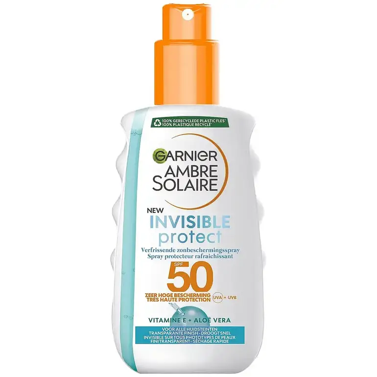 غارنيه - أمبر سولير واقي شمس SPF50 بخاخ  – 200 مل