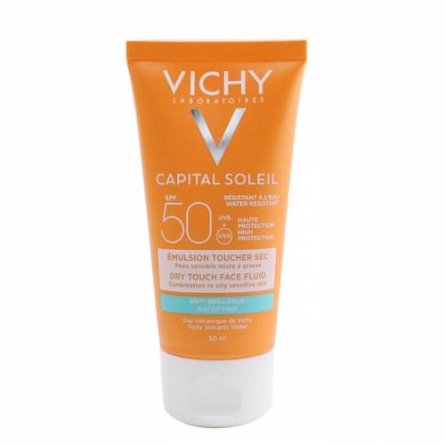 فيشي-واقي شمس بملمس جاف يزيل اللمعة  بعامل حماية SPF 50  مل