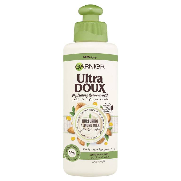 غارنيه - كريم للشعر بحليب اللوز 200ml 