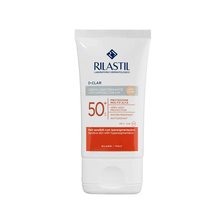 ريلاستيل -دي كلار كريم موحد للون البشرة المتصبغة بعامل وقاية من الشمس SPF 50 - درجة فاتحة - 40 مل