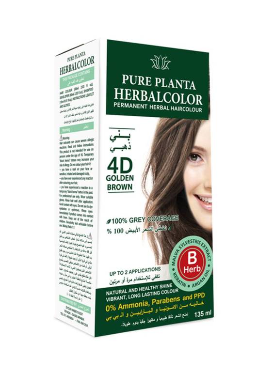 Herbal Colour Golden brown 4D