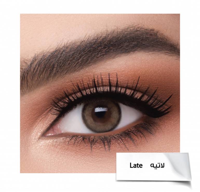 ليندا- عدسات لاصقة latte