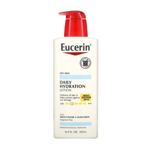 يوسيرين - لوشن الترطيب اليومي مع واقي شمس (SPF 15) 500 مل
