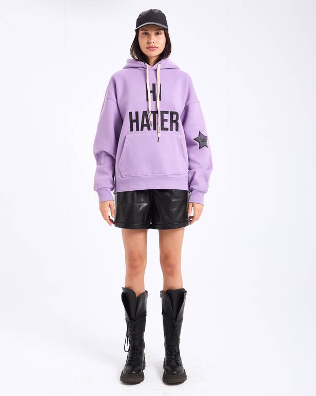 HATER HOODIE-PURPLE
