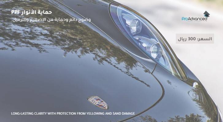 Headlight & Fog Light Protection Film (PPF)