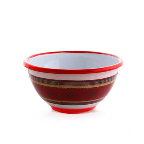 Large Red Indonesian Clay Bowl