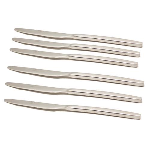 Silver Steel Knife Set, 6 Pieces
