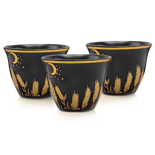 Gloria Black Arabic Coffee Cups