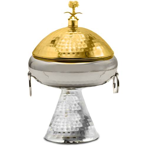 Large Gold Dates Serving Dish
