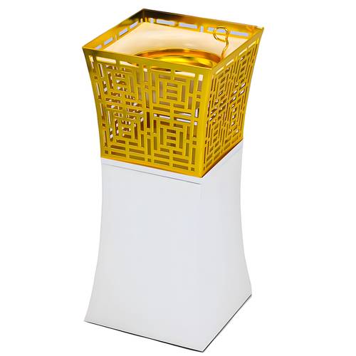 Large Pearl Gold Luxury Bakhoor Burner