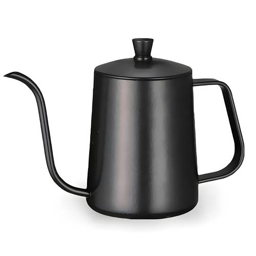 Stainless Steel Pour Over Coffee Kettle - Black