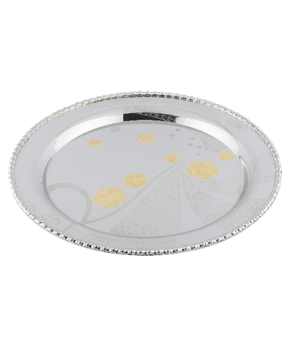 Large Single Saif King Silver Toffee Tray