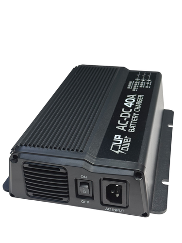 شاحن بطارية ليثيوم منزلي 40A - من 220V إلى 12V من PowerUp