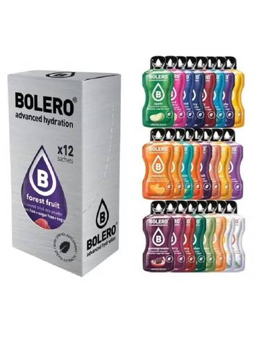 Bolero Water Flavorings - 12 Sachets x 3g