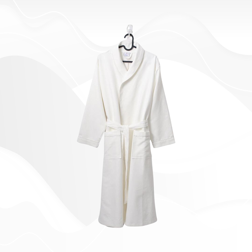 الروب المطوّر (مايكروفايبر) - أبيض - 2XL/3XL