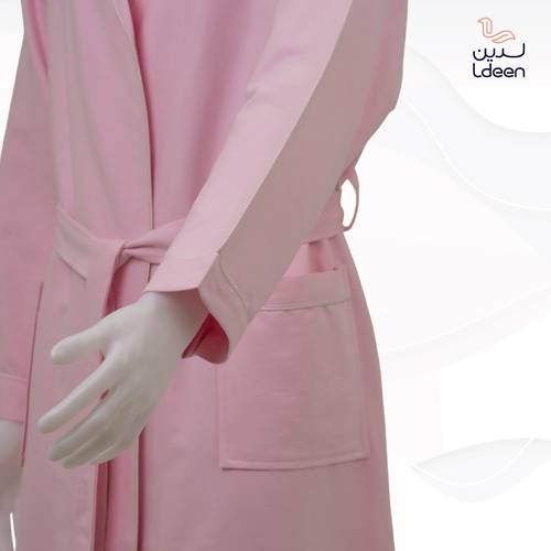 الروب المطوّر (مايكروفايبر) - وردي - 2XL/3XL