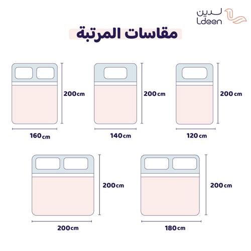 مرتبة لدين المطورة - 120×200 سم