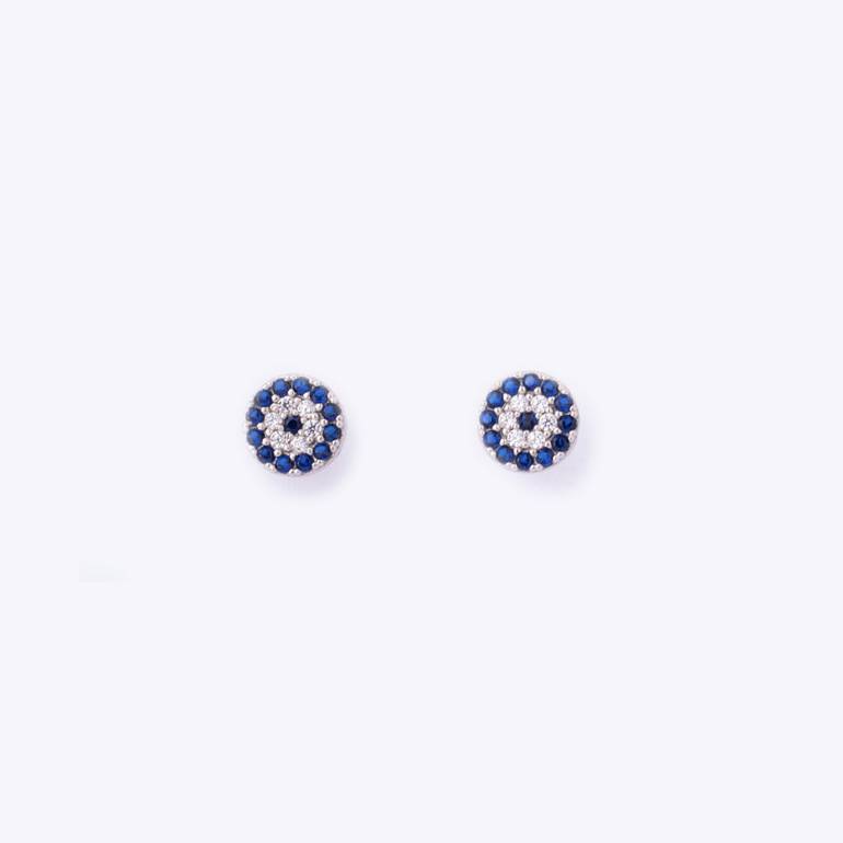 THE CIRCLE EARRINGS; SILVER