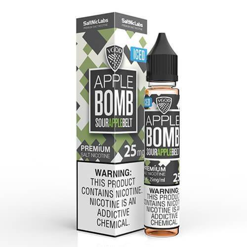 نكهة فيقود تفاخ اخضر ايس سولت نيكوتين - VGOD Apple Bomb ICED - Salt Nicotine