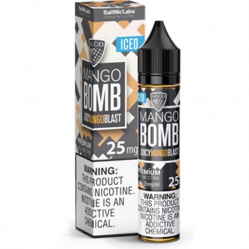 فيقود مانجو بومب ايس سولت نيكوتين - VGOD Mango Bomb ICED - Salt Nicotine