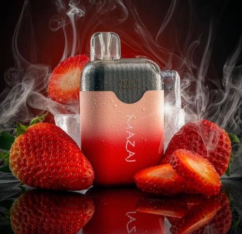 سحبة مزاج انفينيتي 4500 موشة فراولة بارد Mazaj Infinity 4500 Puff Strawberry ICE
