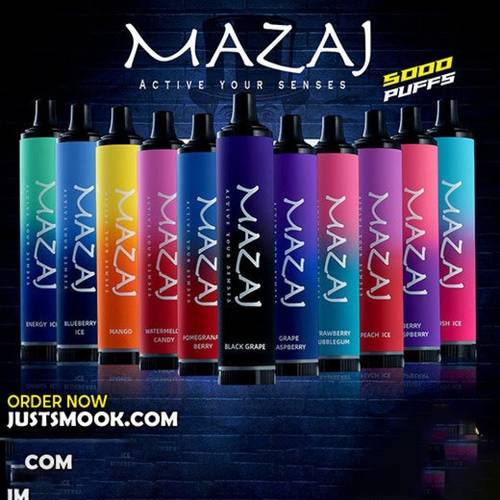  مزاج ديمون 4000 بوف 20نيكوتين قابله للشحن mazaj puffs 4000