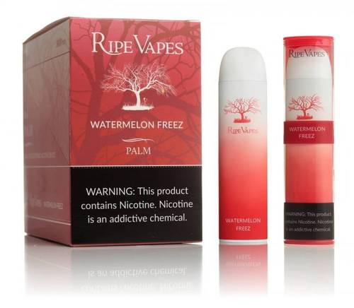سحبة جاهزة ريب فيب جح بارد 3000 موشة فيب الاحلام ‎ RIPE VAPES PALM Watermelon FREEZ 3000 PUFF   