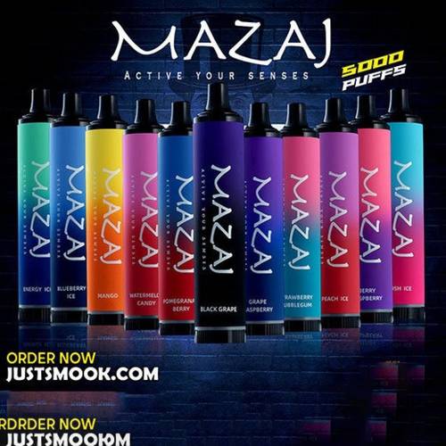  مزاج ديمون 4000 بوف 50نيكوتين قابله للشحن mazaj puffs 4000