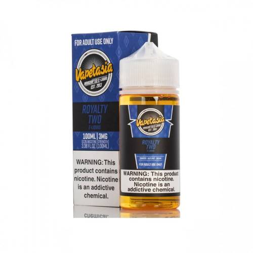 نكهة رويالتي 2 توباكو كاسترد من فيب تاسيا VAPETASIA ROYALTY TOW 100ML 