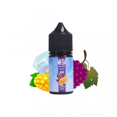 نكهة سولت مانجو و عنب بارد من ميجا MEGA Ice MANGO Grape Salt