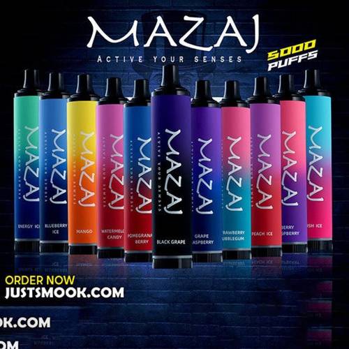 مزاج ديمون 5000 سحبة 50 نيكوتين Mazaj Demon 5000 Puff