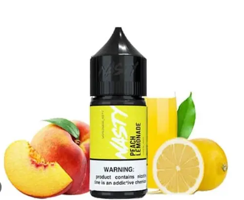 نكهة ناستي بود ميت خوخ ليمون Nasty PodMate Nic Salt - peach lemonade