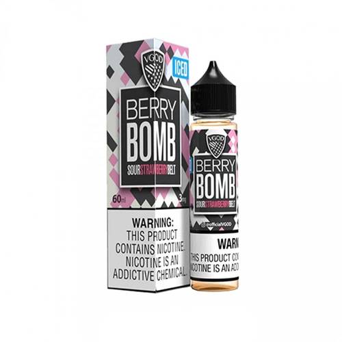  نكهة فيب قنبلة الفراولة بارد Bomb STRAWBERRY VGOD ICED 